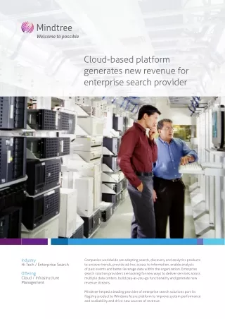 Cloud Assessment Services & Solutions by Mindtree