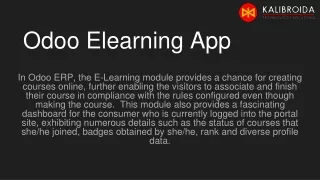 odoo elearning app