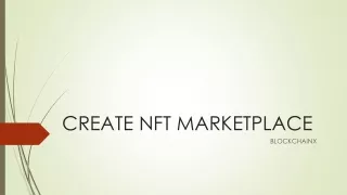 create nft marketplace