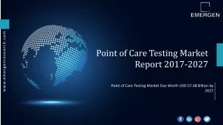 Point of Care Testing Market