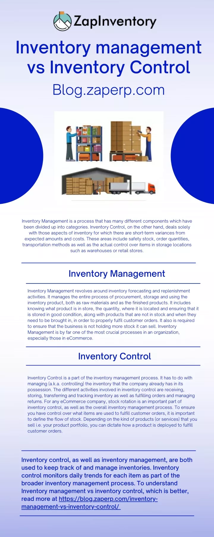 inventory management vs inventory control