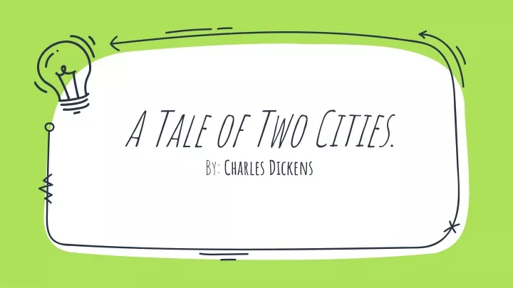 a tale of two cities by charles dickens