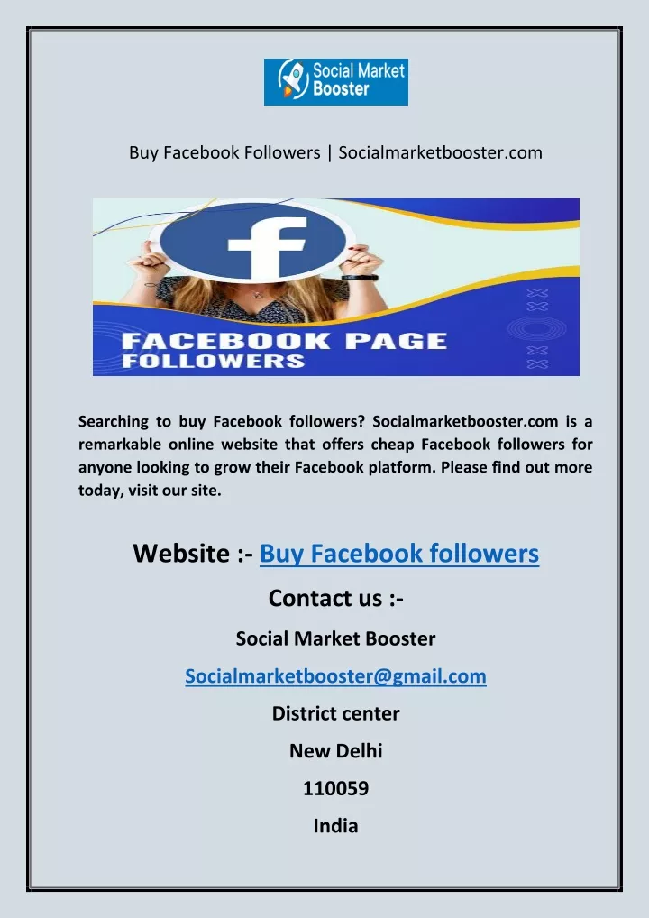 buy facebook followers socialmarketbooster com