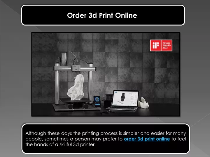 order 3d print online