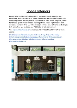 sobha interiors