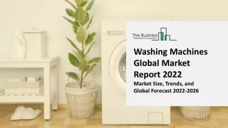 washing machines global market report 2022 market