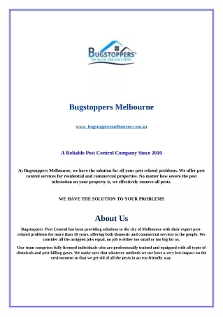 WHAT STEPS CAN BE TAKEN TO CONTROL RODENTS IN MELBOURNE