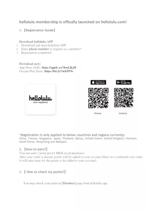 hellolulu membership is offically launched