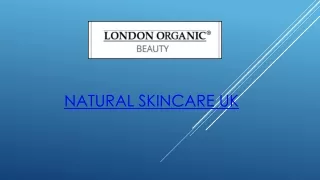 Natural Skincare UK