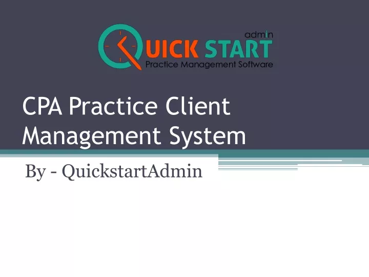 cpa practice client management system