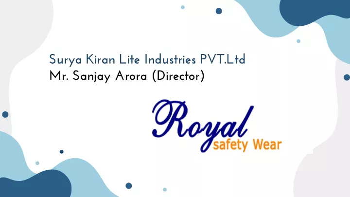 surya kiran lite industries pvt ltd mr sanjay