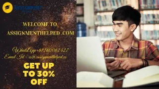 welcome to assignmenthelped com