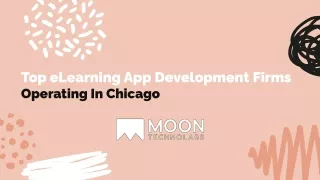 top elearning app development firms operating