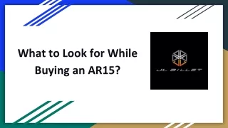 What to Look for While Buying an AR15_