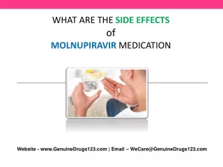 what are the side effects of molnupiravir