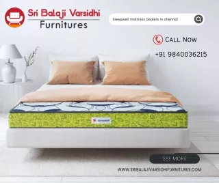 Sleepwell Mattress Dealers in chennai - Sri Balaji Varsidhi