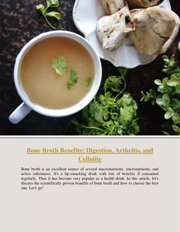 bone broth benefits digestion arthritis