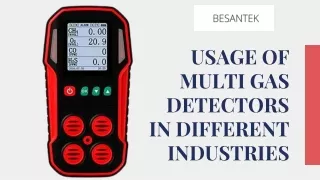 Usage Of Multi Gas Detectors In Different Industries