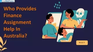 who provides finance assignment help in australia