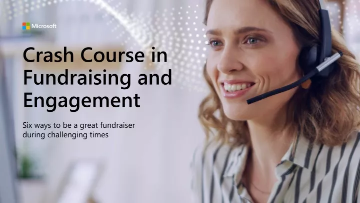 crash course in fundraising and engagement