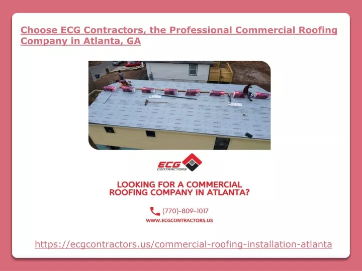 choose ecg contractors the professional