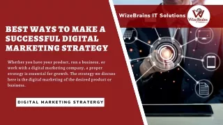 Best Ways to Make a successful Digital Marketing Strategy