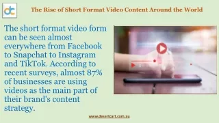 The Rise of Short Format Video Content Around the World