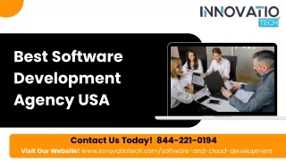 Best Software Development Agency USA | Professional IT Services - Innovatio Tech