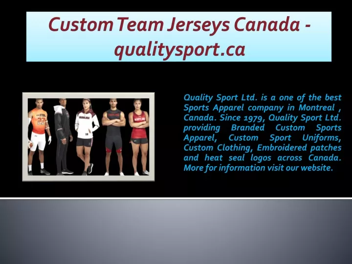 custom team jerseys canada qualitysport ca