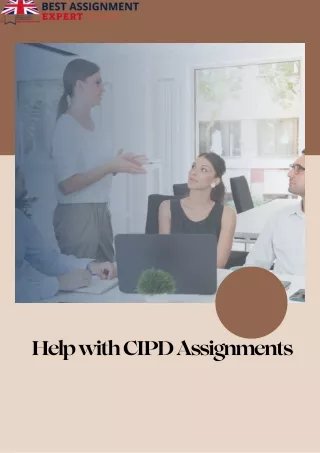 help with cipd assignments