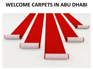 welcome carpets in abu dhabi