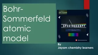 bohr sommerfeld atomic model