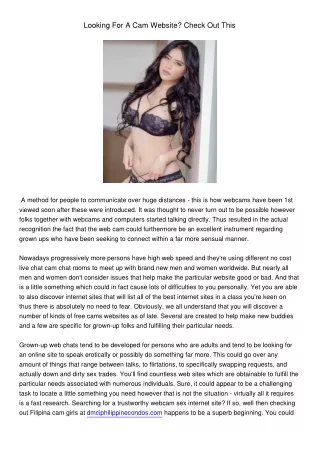looking for a cam website check out this