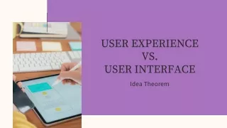 user experience vs user interface idea theorem