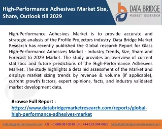 high performance adhesives market size share