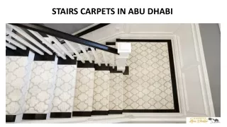 stairs carpets in abu dhabi
