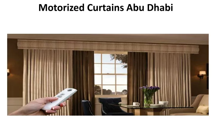 motorized curtains abu dhabi