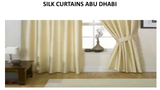 silk curtains abu dhabi