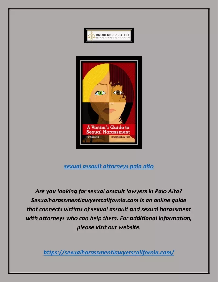 Ppt Sexual Assault Attorneys Palo Alto Powerpoint 0425