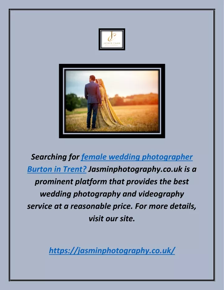 searching for female wedding photographer burton