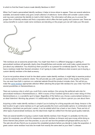 10 Things Steve Jobs Can Teach Us About personalized name necklace