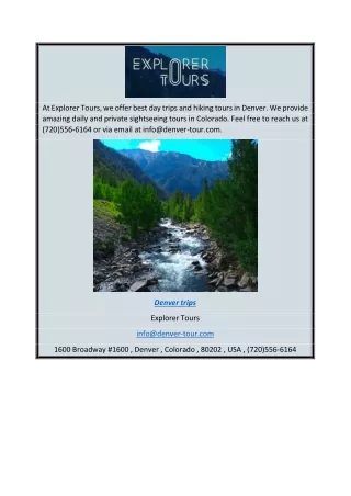 Denver tripsdenver-tour.com