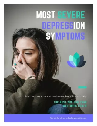 What are the most severe depression symptoms?