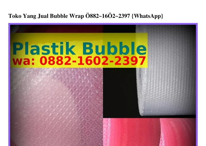 toko yang jual bubble wrap 882 16 2 2397 whatsapp