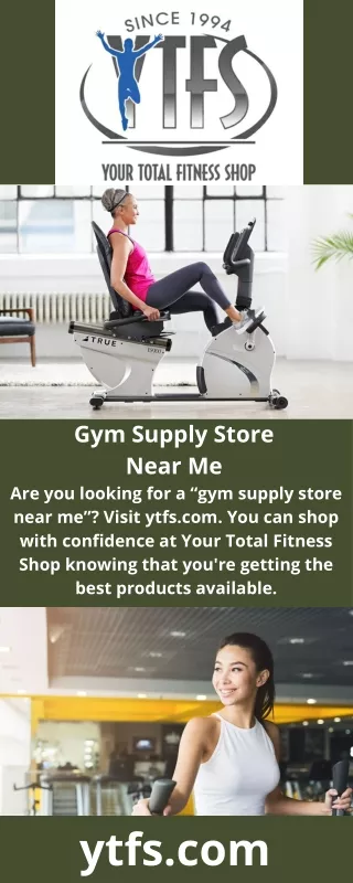 Gym Supply Store Near Me