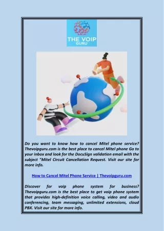 do you want to know how to cancel mitel phone