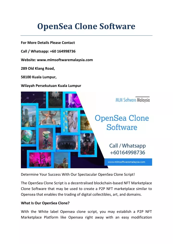 opensea clone software