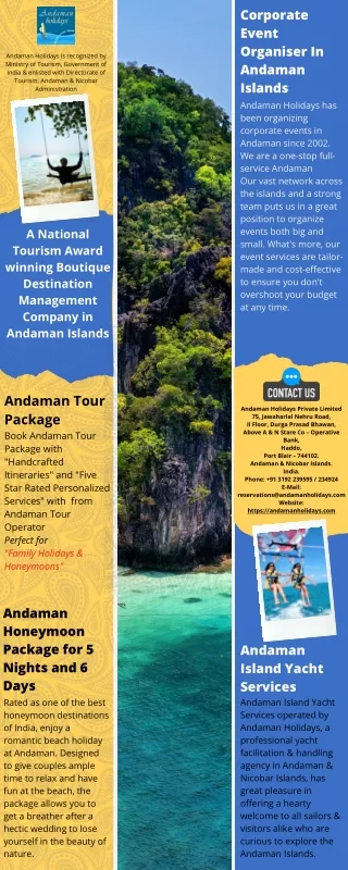 corporate event organiser in andaman islands
