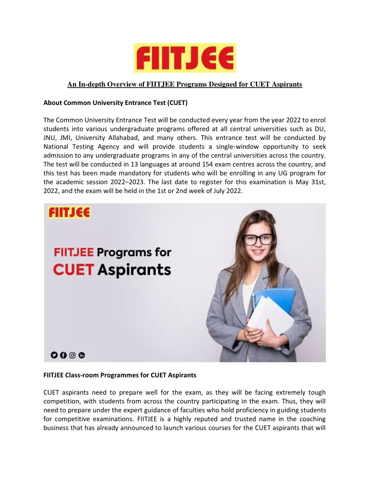 an in depth overview of fiitjee programs designed