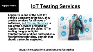 iot testing services